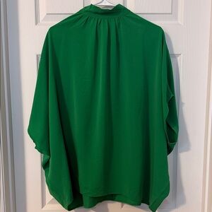 Elegant Emerald Green Women's Blouse